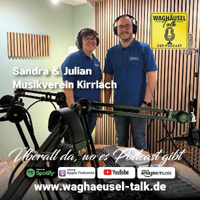 Musikverein Kirrlach mit Filmmusikkonzert - Sandra und Julian im Studio