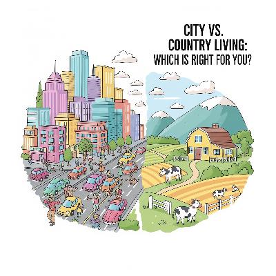 Learn From News - City Versus Countryside: Weighing the Pros and Cons of Urban and Rural Living - Intermediate