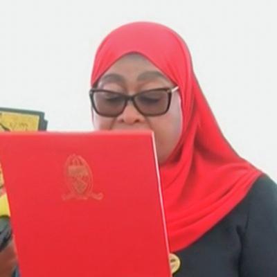 Tanzania swears in President Samia Suluhu Hassan after deadly protests