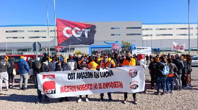 Amazon Murcia en huelga hasta el viernes