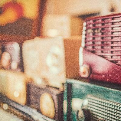 Stationery in front of the school