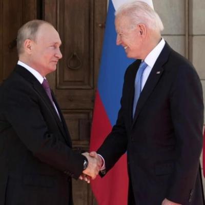 بايدن وبوتين في جنيف/ يونيو 2021 Baiden-Putin summit in Geneva By Amal Ewida