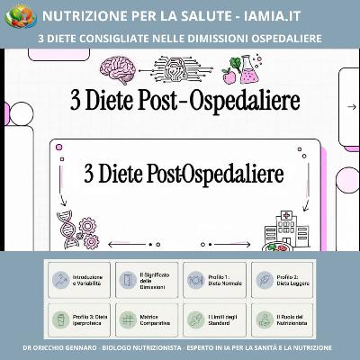 #136-26 3 DIETE CONSIGLIATE NELLE DIMISSIONI OSPEDALIERE #136-26 3 DIETE CONSIGLIATE NELLE DIMISSIONI OSPEDALIERE