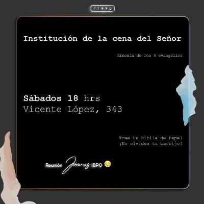 Lección 28: Institución de la cena del Señor