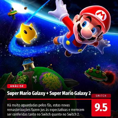 Análise: Super Mario Galaxy + Super Mario Galaxy 2 é uma imperdível celebração de dois dos melhores jogos de plataforma 3D da história