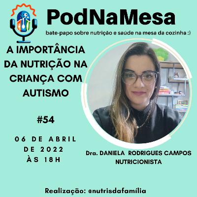 PodNaMesa #54 A IMPORTÂNCIA DA NUTRIÇÃO NO AUTISMO.