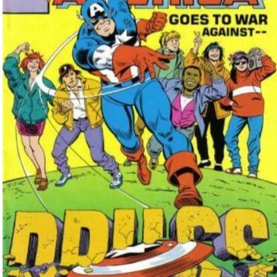 #276: Cap Goes to War Against Drugs! (1990) Peter David and Sal Velluto