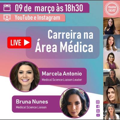 Live Carreira na Área Médica - Bruna Nunes e Marcela Antônio Live Carreira na Área Médica - Bruna Nunes e Marcela Antônio