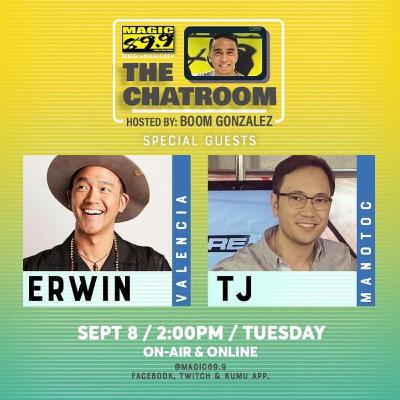 Dr. Erwin Benedict Valencia and TJ Manotoc enters the Magic Chatroom with Boom Gonzalez