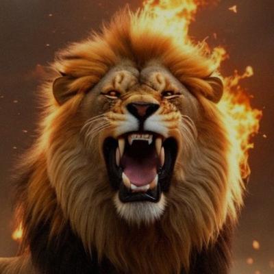 The Lion in the cage
