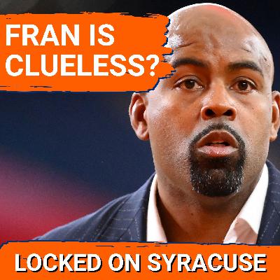 REACTION: Syracuse Football & Fran Brown CLUELESS at QB in Loss to Pitt + AWFUL 1st Half Ending REACTION: Syracuse Football & Fran Brown CLUELESS at QB in Loss to Pitt + AWFUL 1st Half Ending