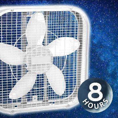 Bruit blanc de ventilateur pour dormir (8 heures)