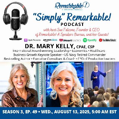 “Simply” Remarkable! & returning guest, Cdr. Dr. Mary Kelly, “Lead Confidently” “Simply” Remarkable! & returning guest, Cdr. Dr. Mary Kelly, “Lead Confidently”