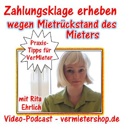 Zahlungsklage erheben wegen Mietrückstand des Mieters - Immobooks.de