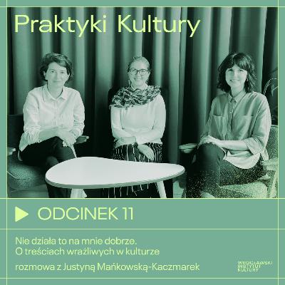 Odcinek 11 | Nie działa to na mnie dobrze. O treściach wrażliwych w kulturze – rozmowa z Justyną Mańkowską-Kaczmarek