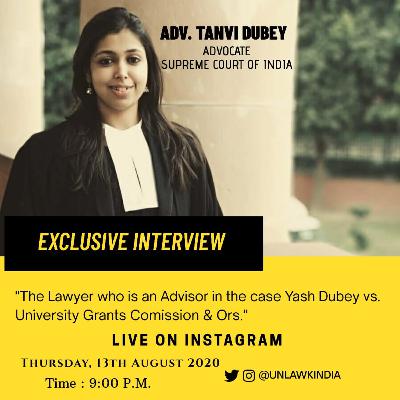 S1 E2 Exclusive Interview with Adv. Tanvi Dubey
