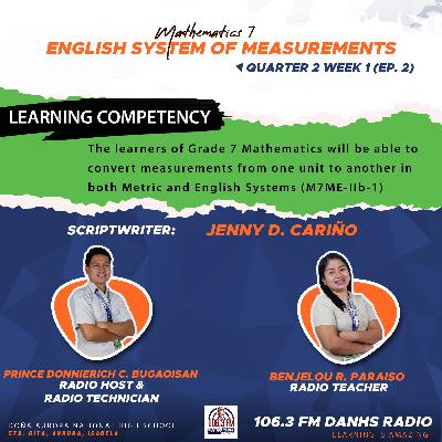 Math 7 - English System of Measurements Part II