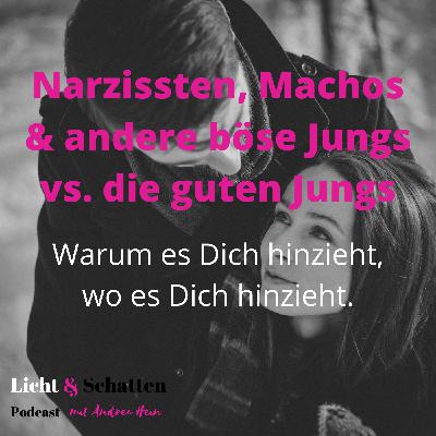 Narzissten, Machos & andere böse Jungs vs. die guten Jungs - Warum es Dich hinzieht, wo es Dich hinzieht.
