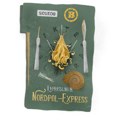 Die Akte Erpressung im Nordpolexpress – S01E08B feat. Nora Hespers, Stefan Minack und Toby Baier sowie Alexa, Lille und Nicolas Wöhrl Die Akte Erpressung im Nordpolexpress – S01E08B feat. Nora Hespers, Stefan Minack und Toby Baier sowie Alexa, Lille und Nicolas Wöhrl