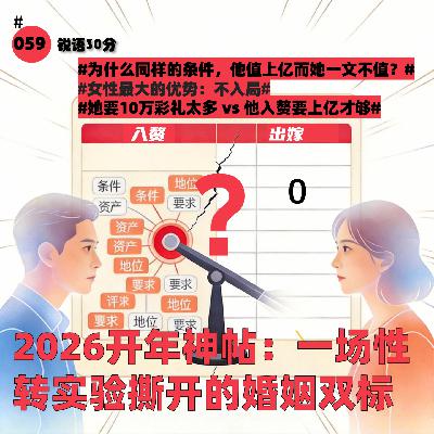 #059 2026开年神帖：一场性转实验撕开的婚姻双标