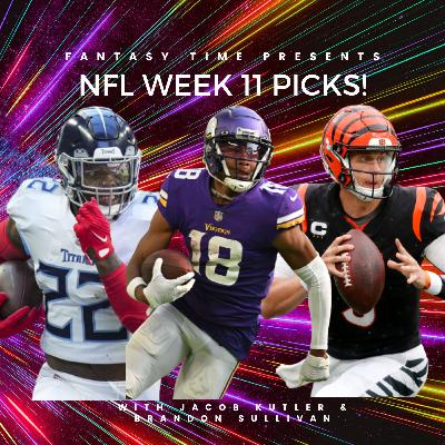 NFL Week 11 Picks! Meet on the 50! presented by Fantasy Time