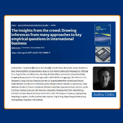 The insights from the crowd (Delios et al. 2025) | FT50 JIBS
