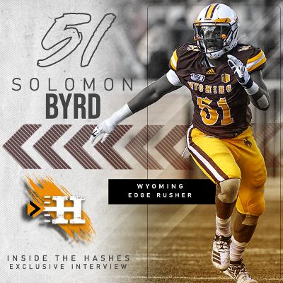 An Inside the Hashes Exclusive Interview with Wyoming Edge Rusher Solomon Byrd