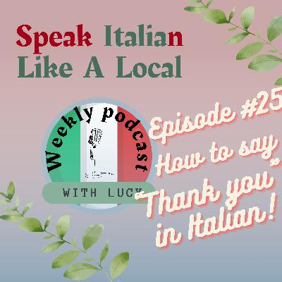How to say "Thank you" in Italian