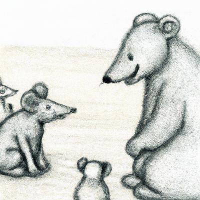 Hiirisisarukset metsässä