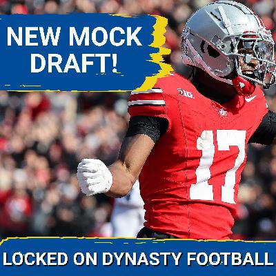 MOCK: Mel Kiper Jr's LATEST Mock Draft Has Carnell Tate Landing With Saints | Dynasty Impact!