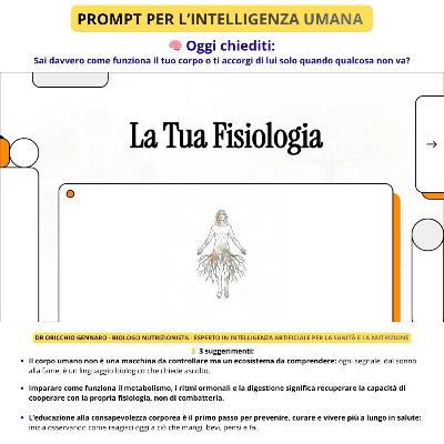 #238-25 SAI DAVVERO COME FUNZIONA IL TUO CORPO?