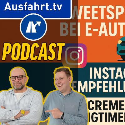 Sweetspot bei E-Autos, Instagram-Empfehlungen, Creme21 Youngtimer-Rallye