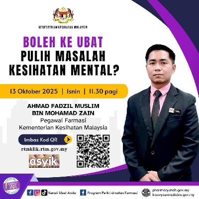 BOLEH KE UBAT PULIH MASALAH KESIHATAN MENTAL?