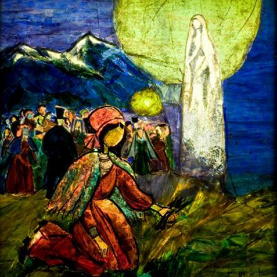 Évocation de la 9ème apparition - Jeudi 25 février 1858