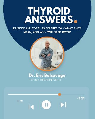 Episode 214: Total T4 vs Free T4 - What They Mean, And Why You Need Both!