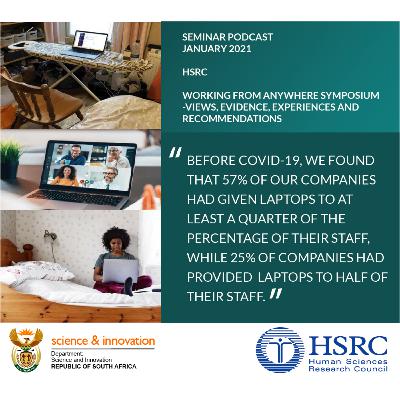 Working from anywhere - views, evidence, experiences and recommendations - HSRC Seminar