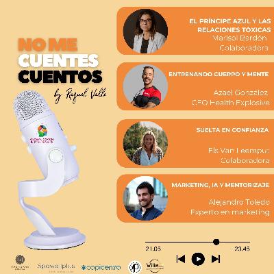 Marisol Bardón, Azael González, Alejandro Toledo y Els Van Leemput