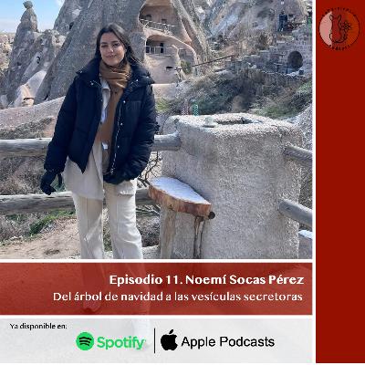 Episodio 11. Noemí Socas Pérez: Del árbol de Navidad a las vesículas secretoras. Episodio 11. Noemí Socas Pérez: Del árbol de Navidad a las vesículas secretoras.