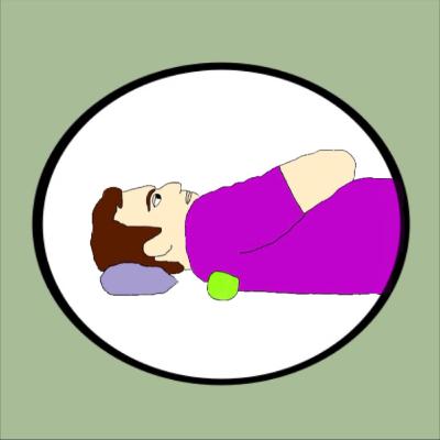 Releasing shoulder blades and mid thoracic spine