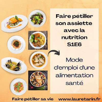 S1E6 Mode d'emploi d'une alimentation saine S1E6 Mode d'emploi d'une alimentation saine