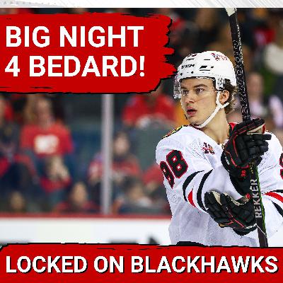 Connor Bedard TORCHES Flames With 4-Point Game | Spencer Knight's 1st Shutout w/ Blackhawks