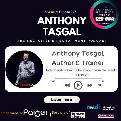 EP297: Anthony Tasgal,  Author & Trainer -  Understanding buying behaviour from the greeks and romans