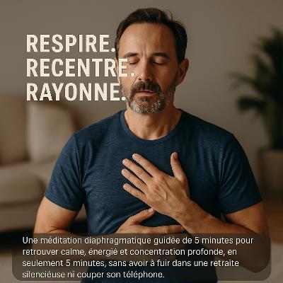La respiration diagphragmatique avec une attention concentrée
