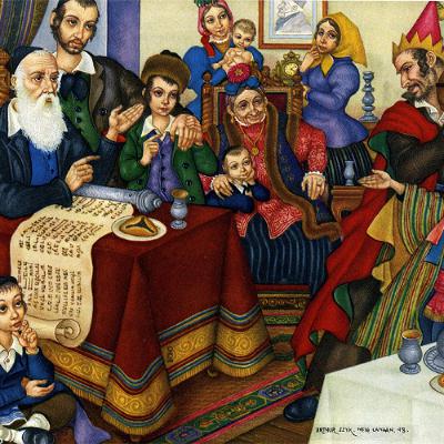 על החזותיות המלכותית ועל חגיגת המלבושים שבמגילה. ובסוד ההיטמעות ו'משוא פנים' של אלוהים במציאות הגלותית. מאמר ב'