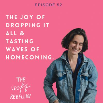 The joy of dropping it all & tasting waves of homecoming. The joy of dropping it all & tasting waves of homecoming.