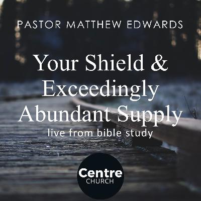 Your Shield & Abundant Supply (live from Bible Study)