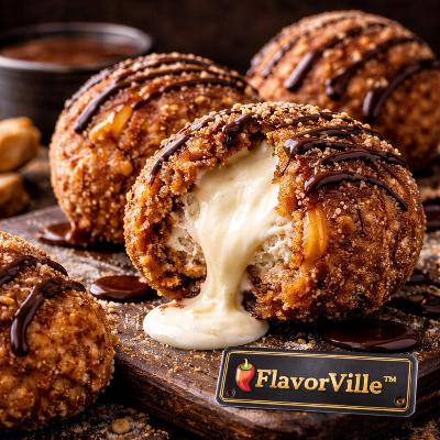 Churro Crusted Deep Fried Ice Cream