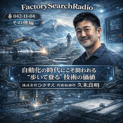 🎙️042-11-04_株式会社ひさすえ_その他編「自動化の時代にこそ問われる「歩いて登る」技術の価値」