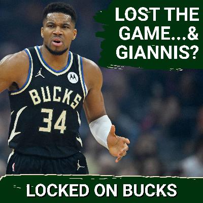 Bucks lose against the Cavs...but may have suffered an even bigger loss with Giannis' groin injury