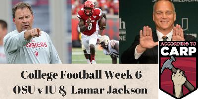 Episode 041: College Football Week 6 Preview, The Indiana Upset & Can Louisville still make the Playoff? Episode 041: College Football Week 6 Preview, The Indiana Upset & Can Louisville still make the Playoff?